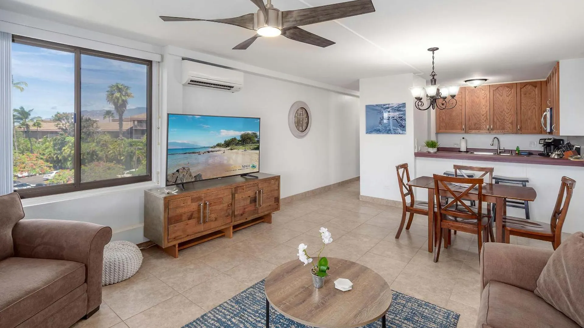 Semesterbostad Kamaole Sands 3-308, Renovated, Large Lanai, Ac Wailea  USA